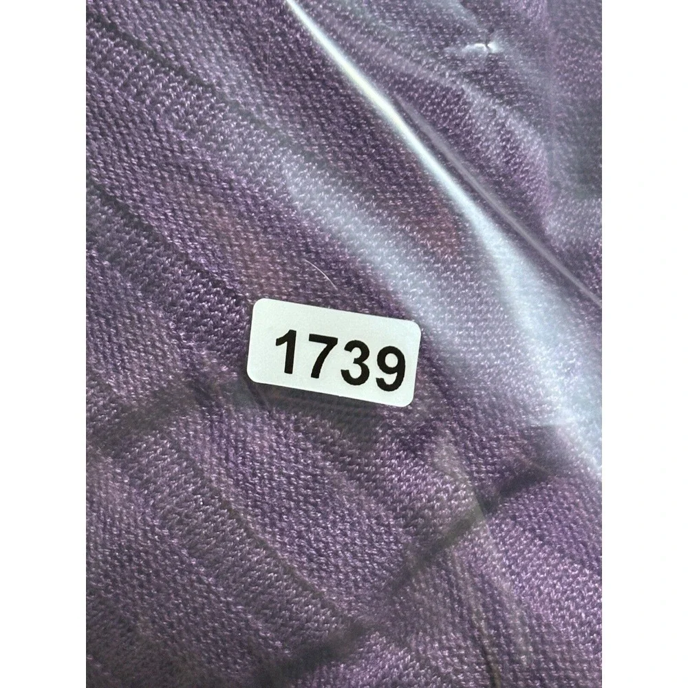 Chadwick's Women's Rayon Cowl Neck Purple Sweater Long Sleeve Size‎ XL